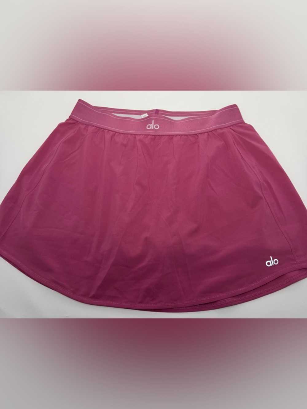 NWOT Alo Match Point Tennis Skirt Raspberry Sorbet Size Large
